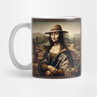 Mona Lisa's Call to Action: Cesar Chavez Day Mug